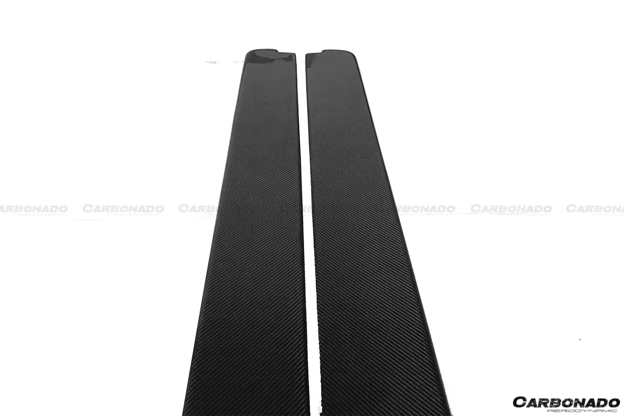 2010-2015 Ferrari 458 Coupe & Spider AV Style Carbon Fiber Side Skirts Under Board