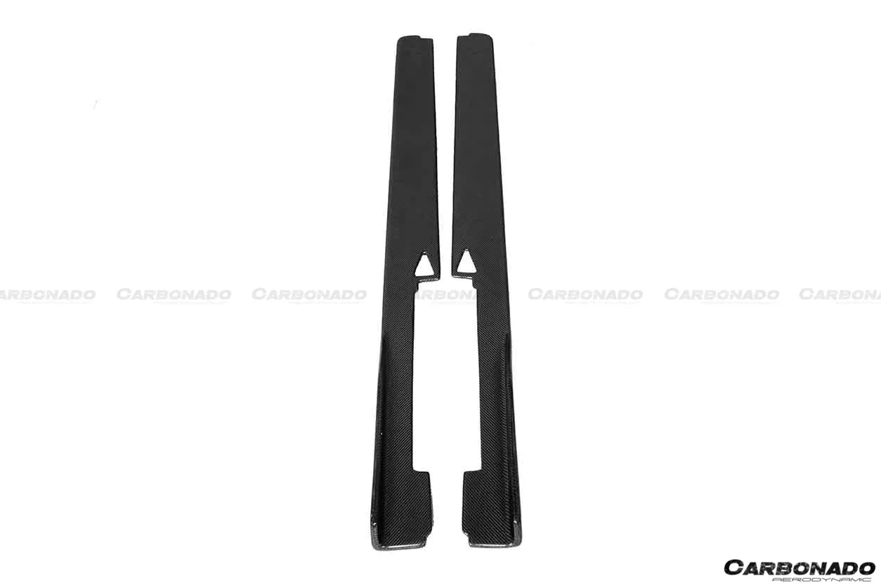 2010-2015 Ferrari 458 Coupe & Spider AV Style Carbon Fiber Side Skirts Under Board