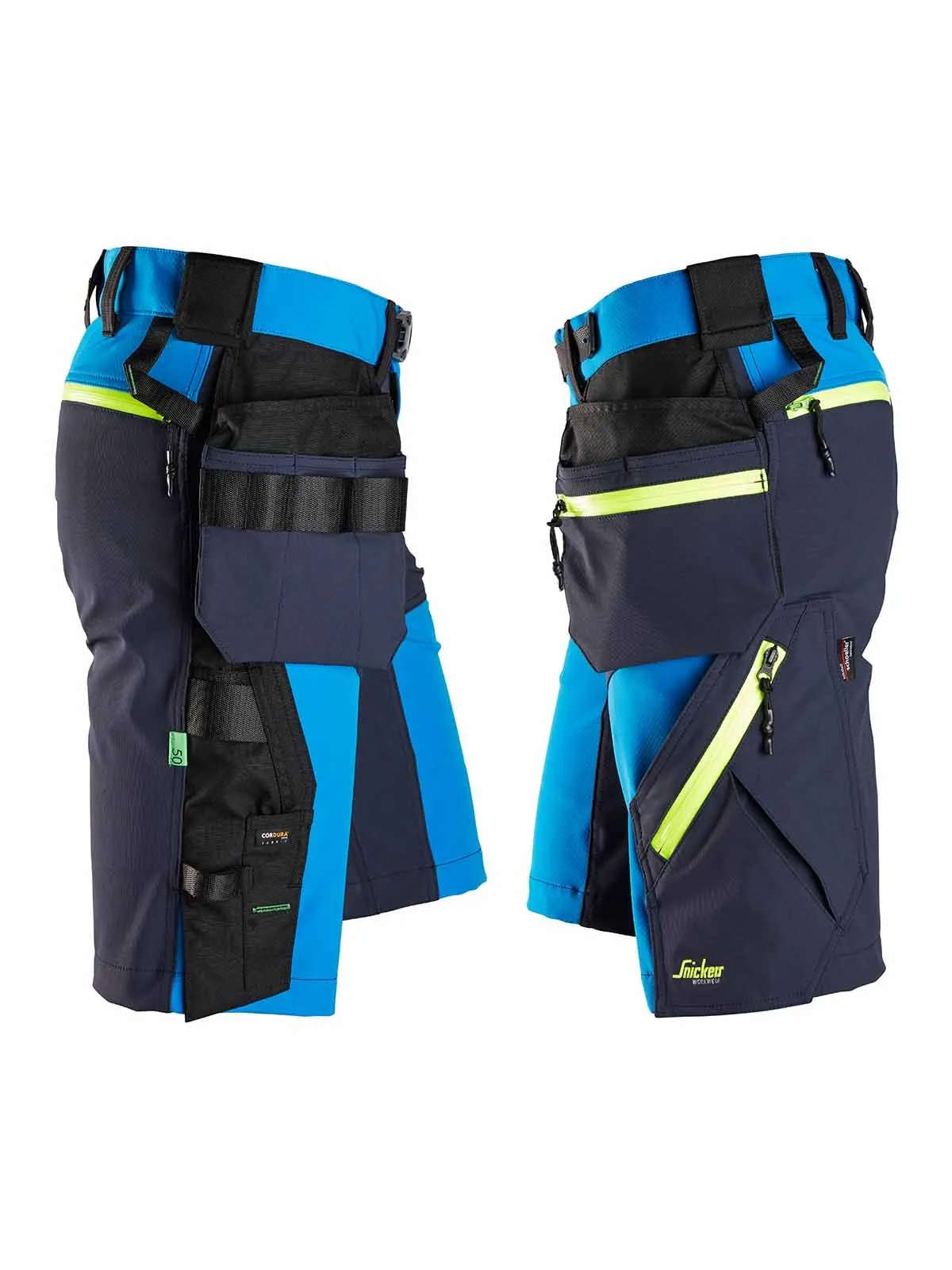 6140&#x20;Work&#x20;Shorts&#x20;Holster&#x20;Pockets&#x20;Softshell&#x20;Stretch&#x20;-&#x20;Snickers