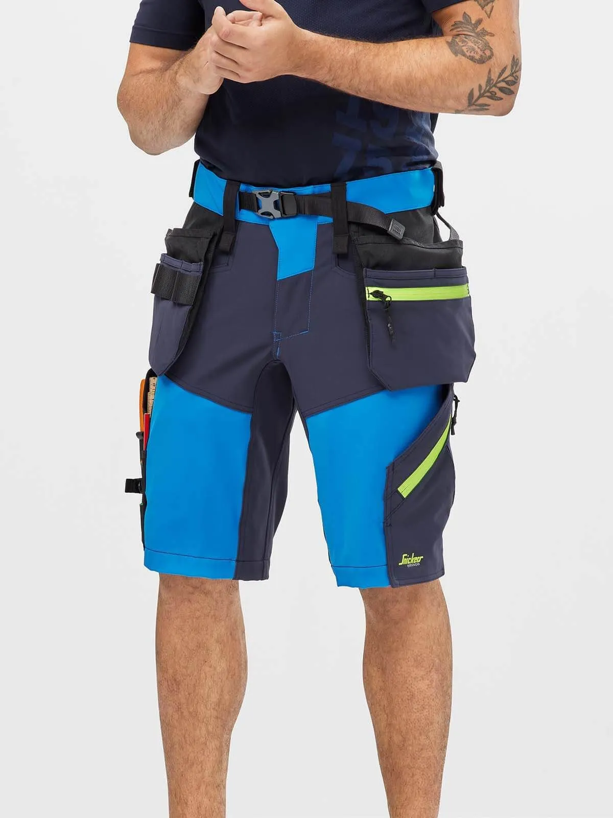 6140&#x20;Work&#x20;Shorts&#x20;Holster&#x20;Pockets&#x20;Softshell&#x20;Stretch&#x20;-&#x20;Snickers