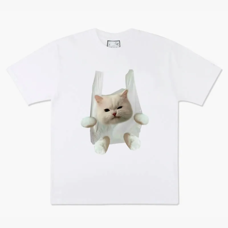 Angry Cat in Tote Bag T-Shirt
