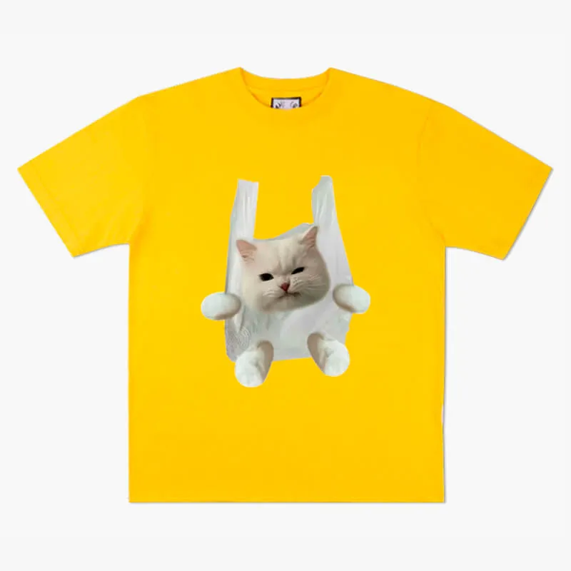 Angry Cat in Tote Bag T-Shirt