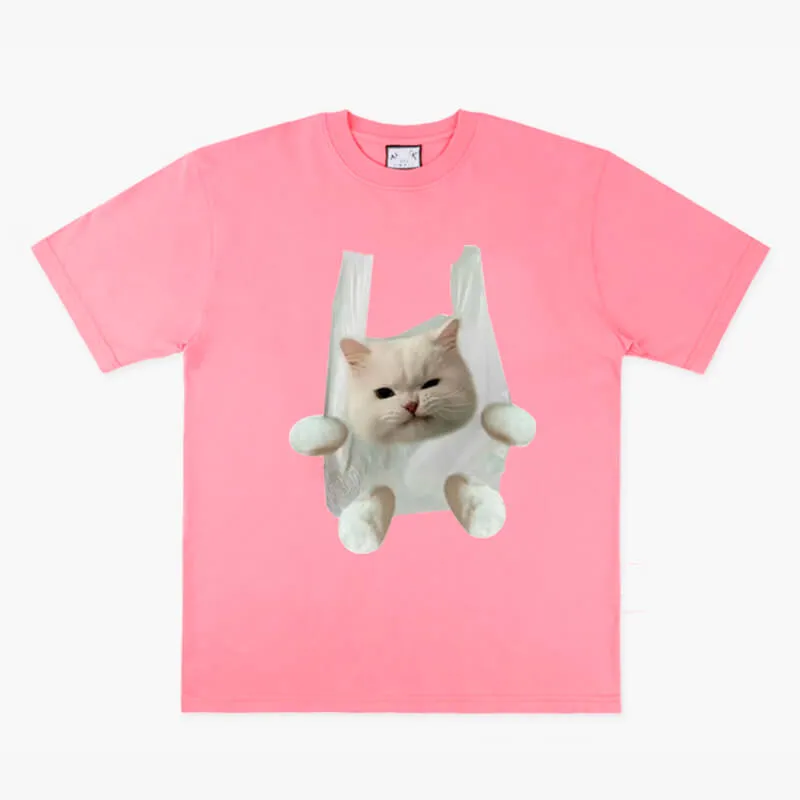 Angry Cat in Tote Bag T-Shirt
