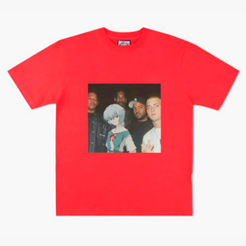 Animecore Rei Ayanami and Eminem Gang T-Shirt
