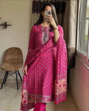Beautiful Designer Party Wear Summer Special Cotton Salwar Suit