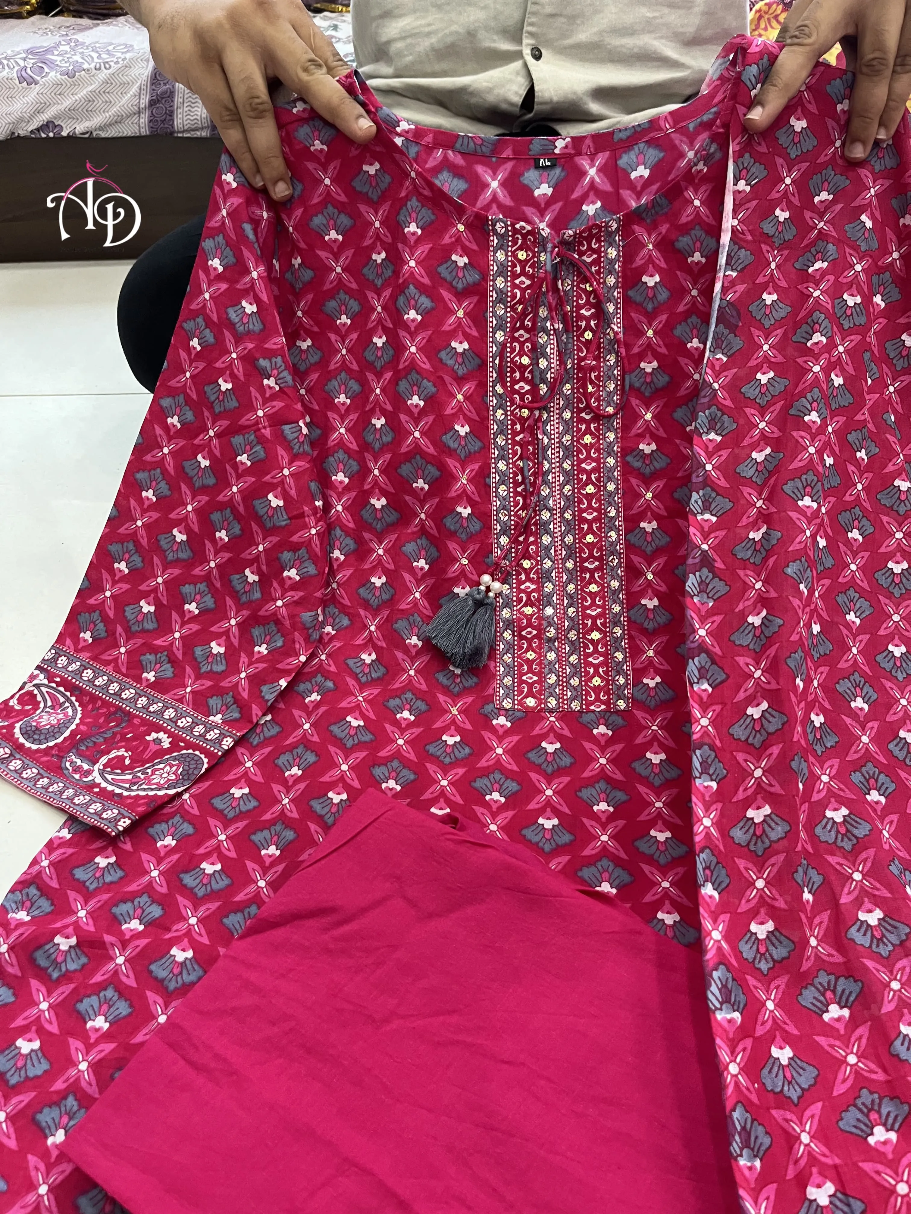 Beautiful Designer Party Wear Summer Special Cotton Salwar Suit