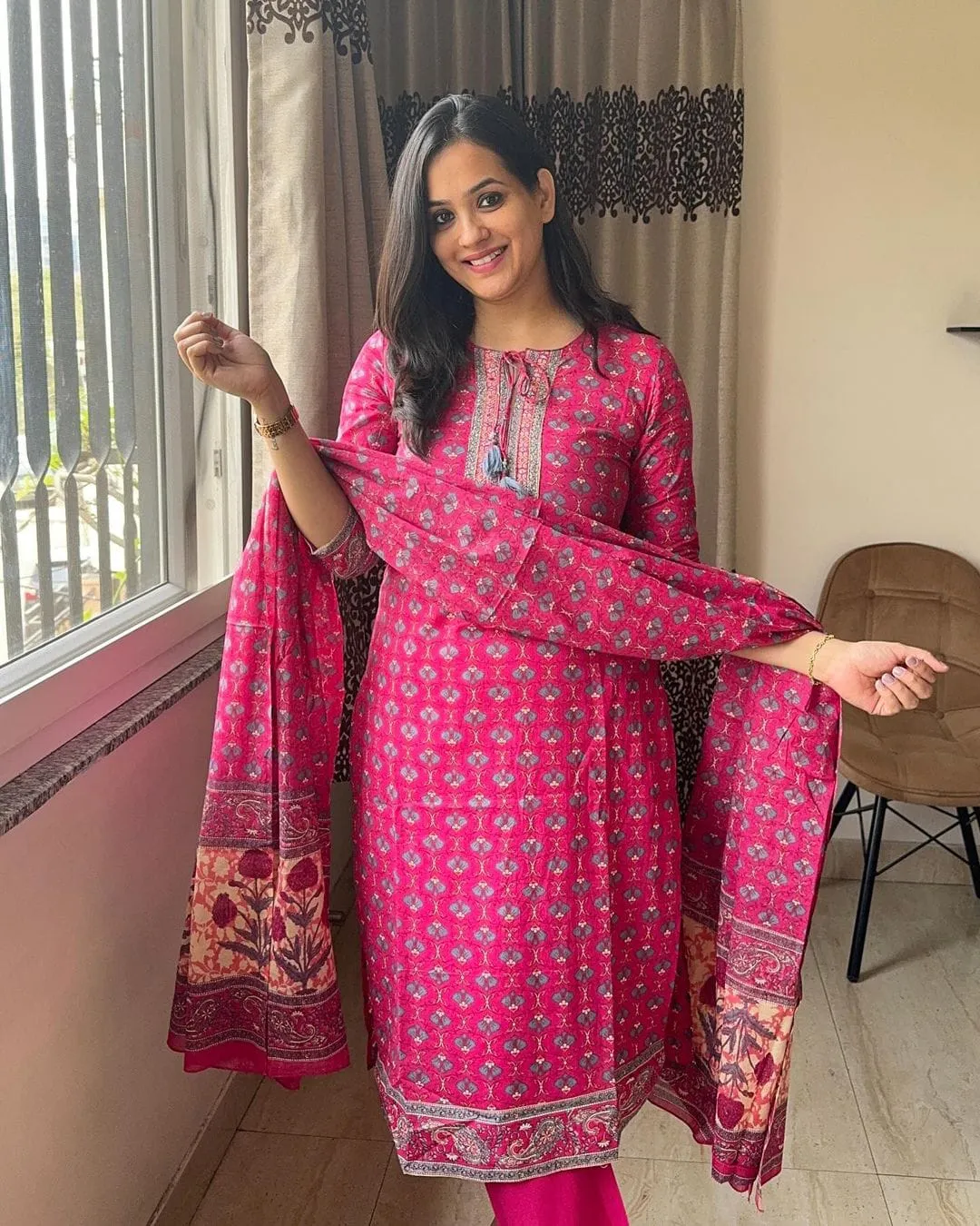 Beautiful Designer Party Wear Summer Special Cotton Salwar Suit