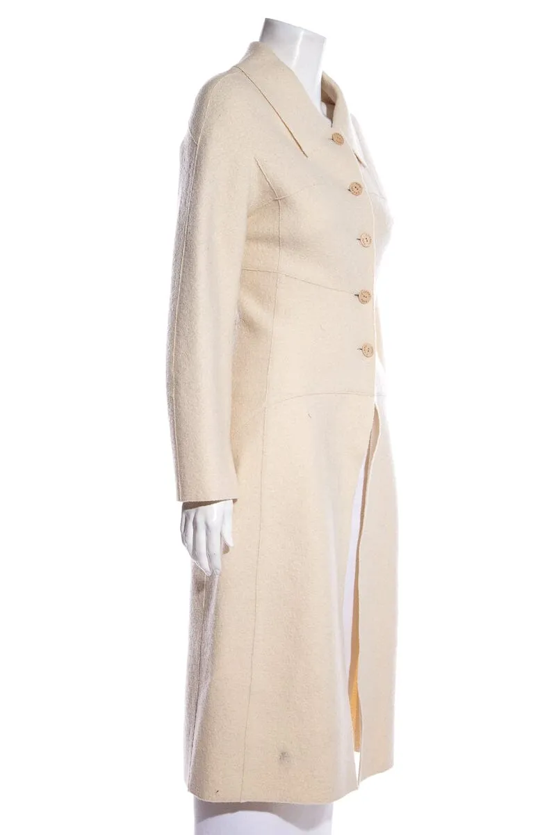 Chanel Cream FW '98 Coat SZ 38