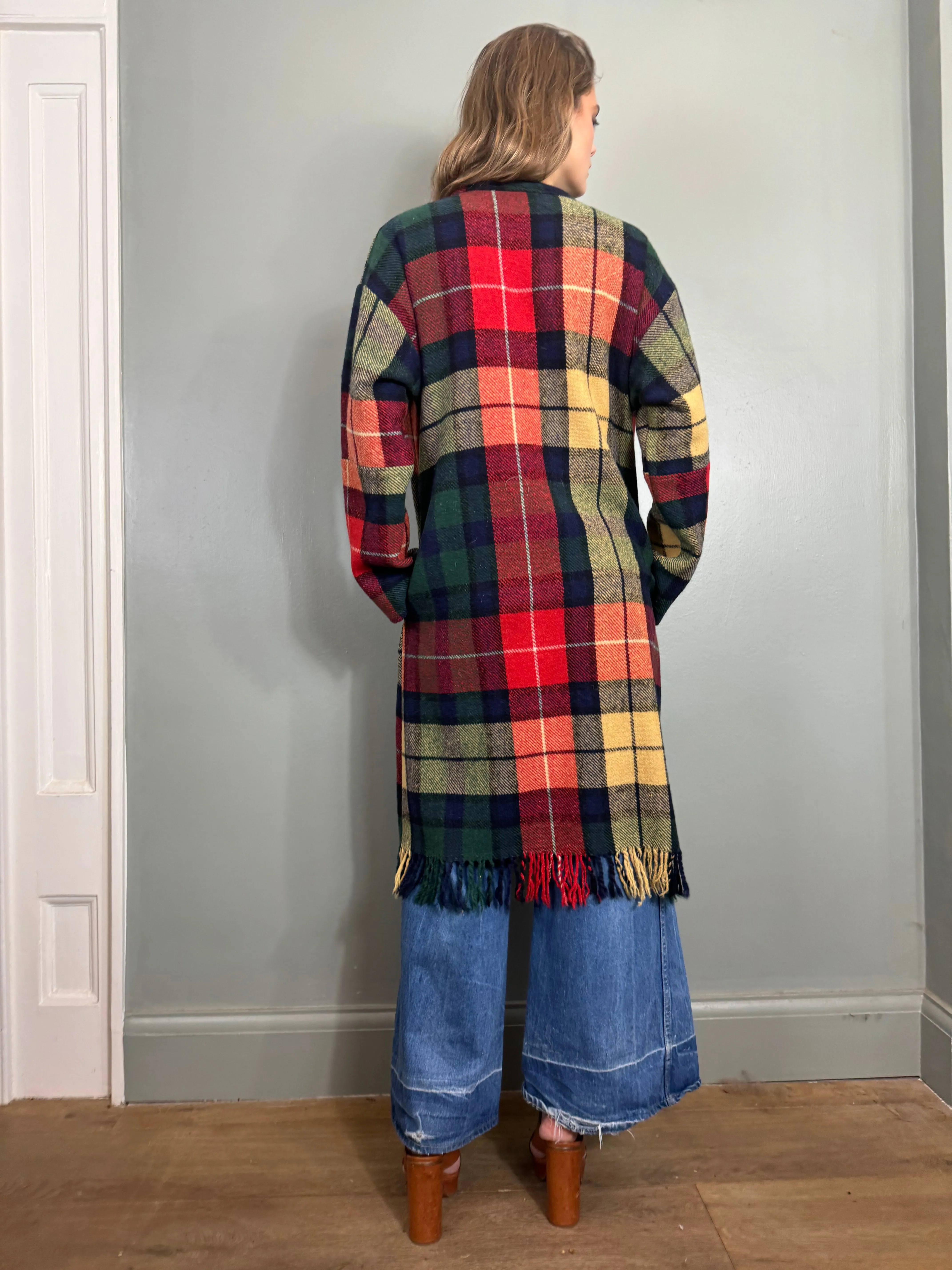 Christiana, vintage plaid coat
