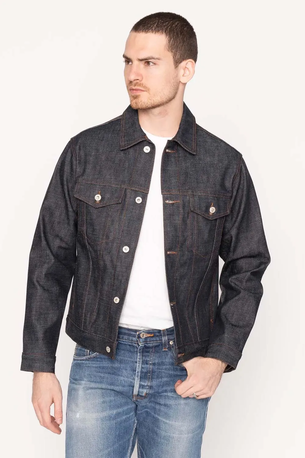 DENIM JACKET Love & Peace Selvedge