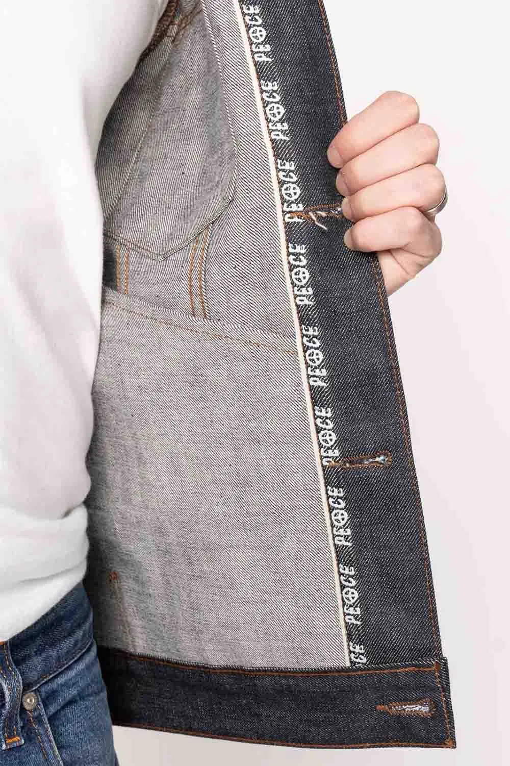 DENIM JACKET Love & Peace Selvedge