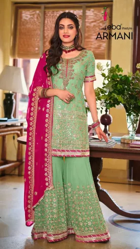 EBA ARMANI FAUX GEORGETTE SALWAR SUIT
