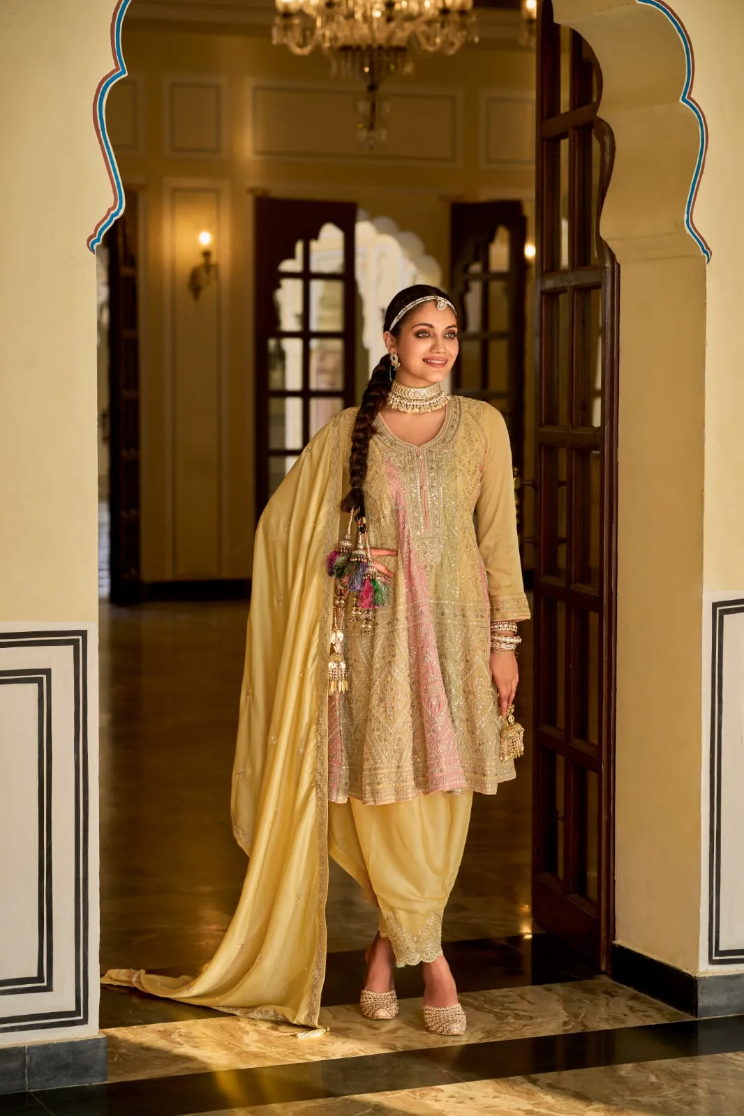 Eba Barbie Vol 3 Designer Embroidered Readymade Salwar Suit D.no.1676