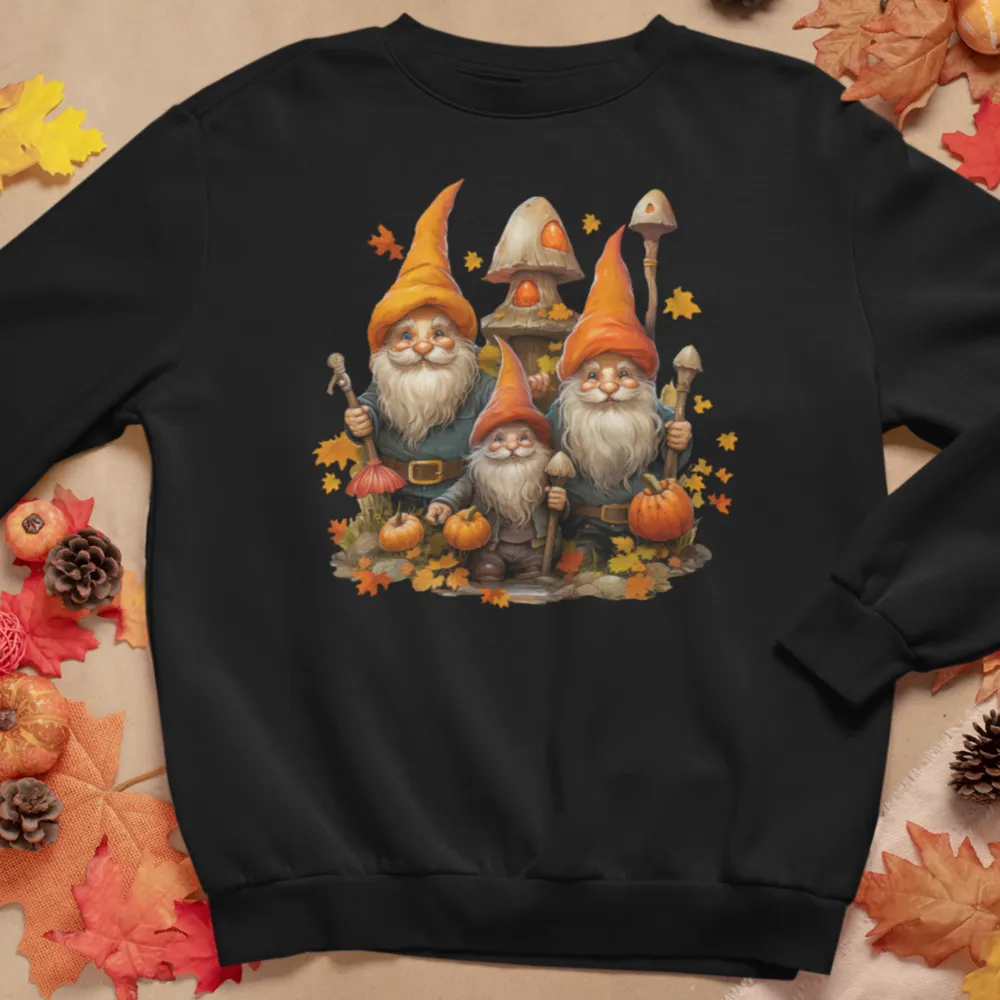 Fall Gnome Pumpkin sweatshirt / Hoodie, Fall Autumn Sweatshirt