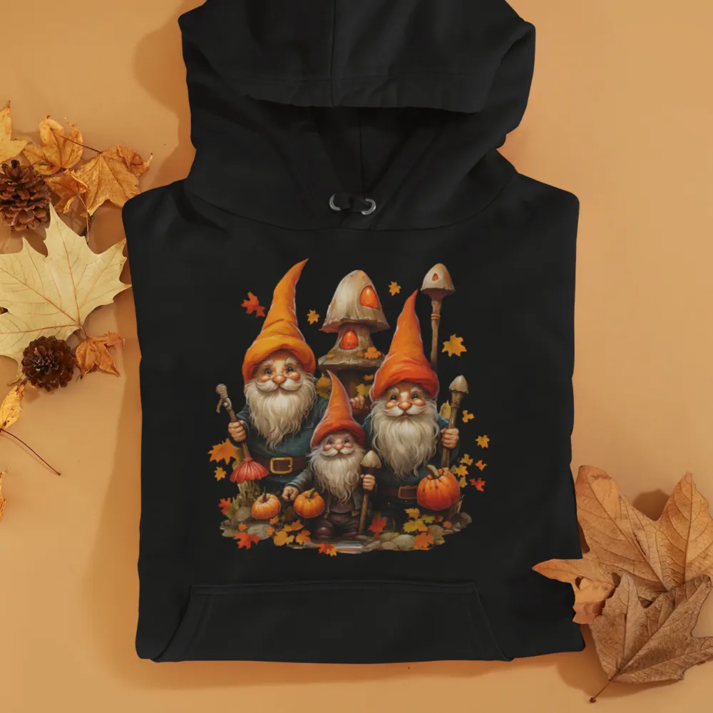 Fall Gnome Pumpkin sweatshirt / Hoodie, Fall Autumn Sweatshirt
