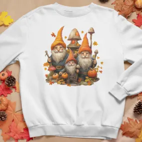 Fall Gnome Pumpkin sweatshirt / Hoodie, Fall Autumn Sweatshirt
