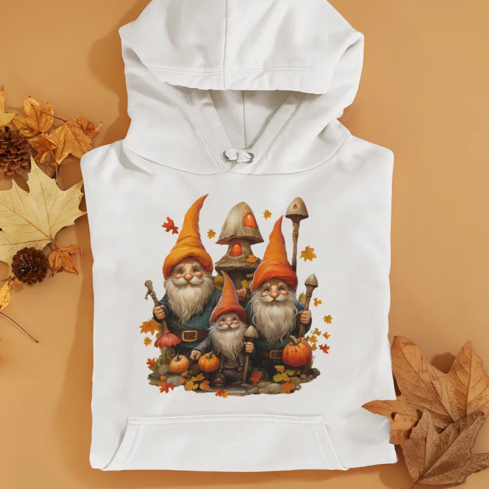 Fall Gnome Pumpkin sweatshirt / Hoodie, Fall Autumn Sweatshirt