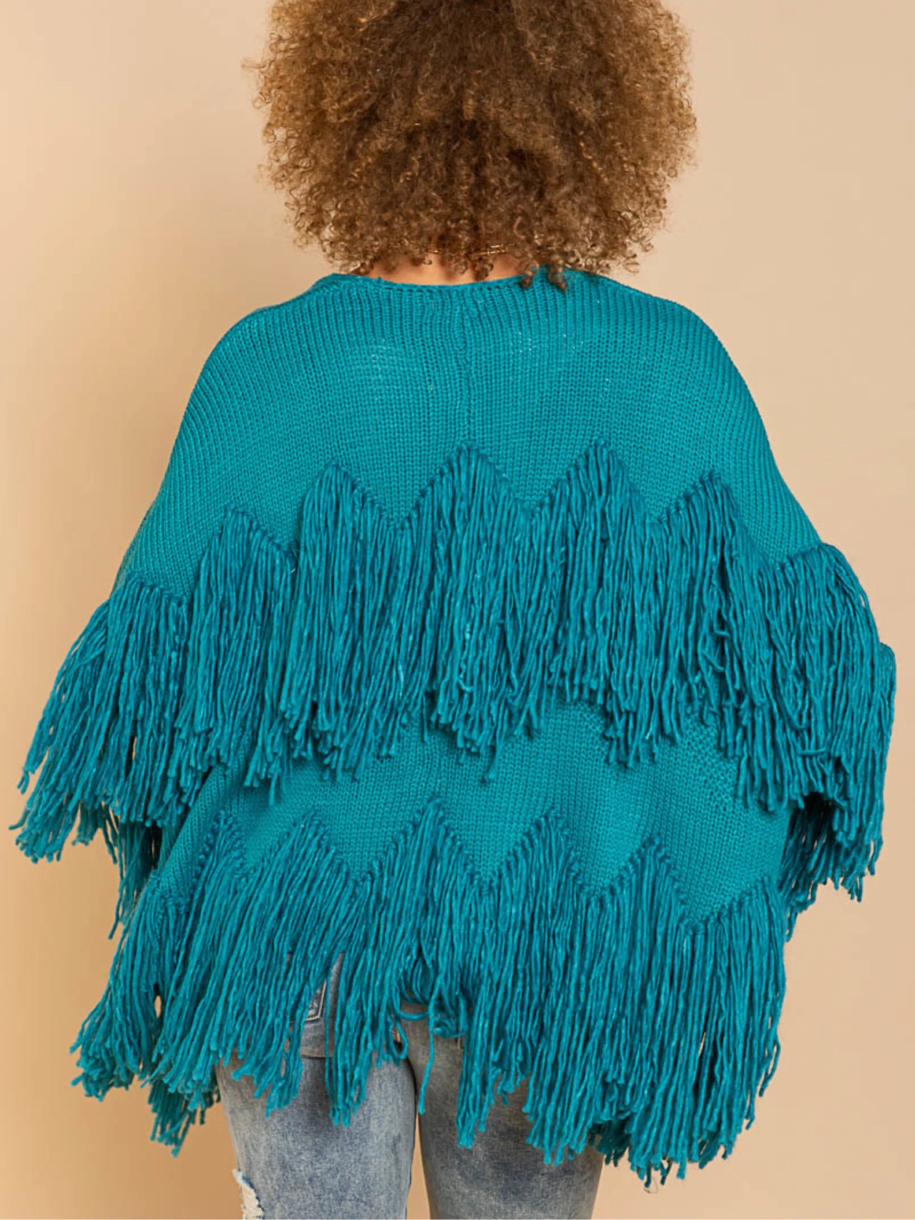 Fringe Knit Cardigan
