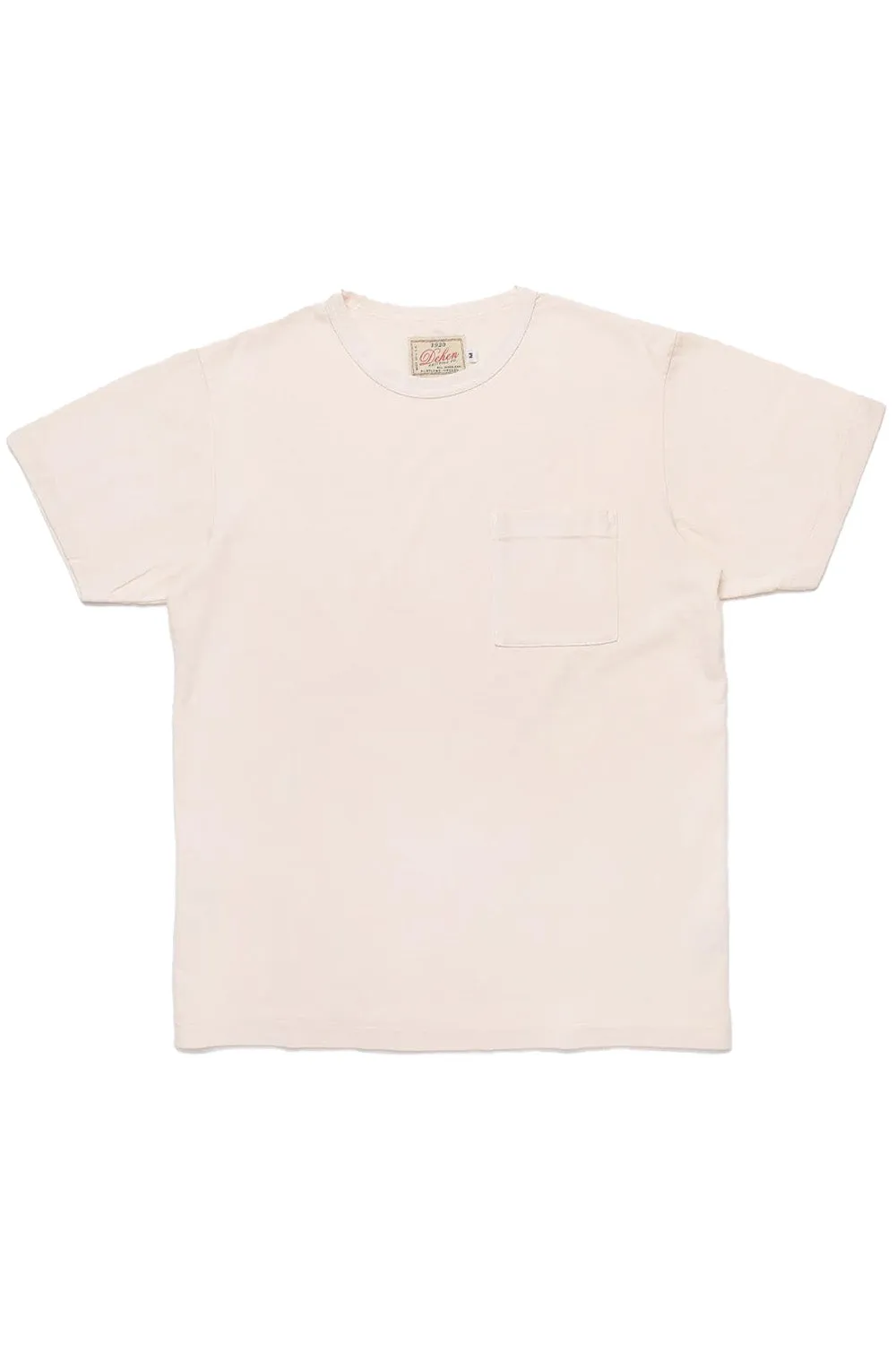 HEAVY DUTY POCKET TEE Natural