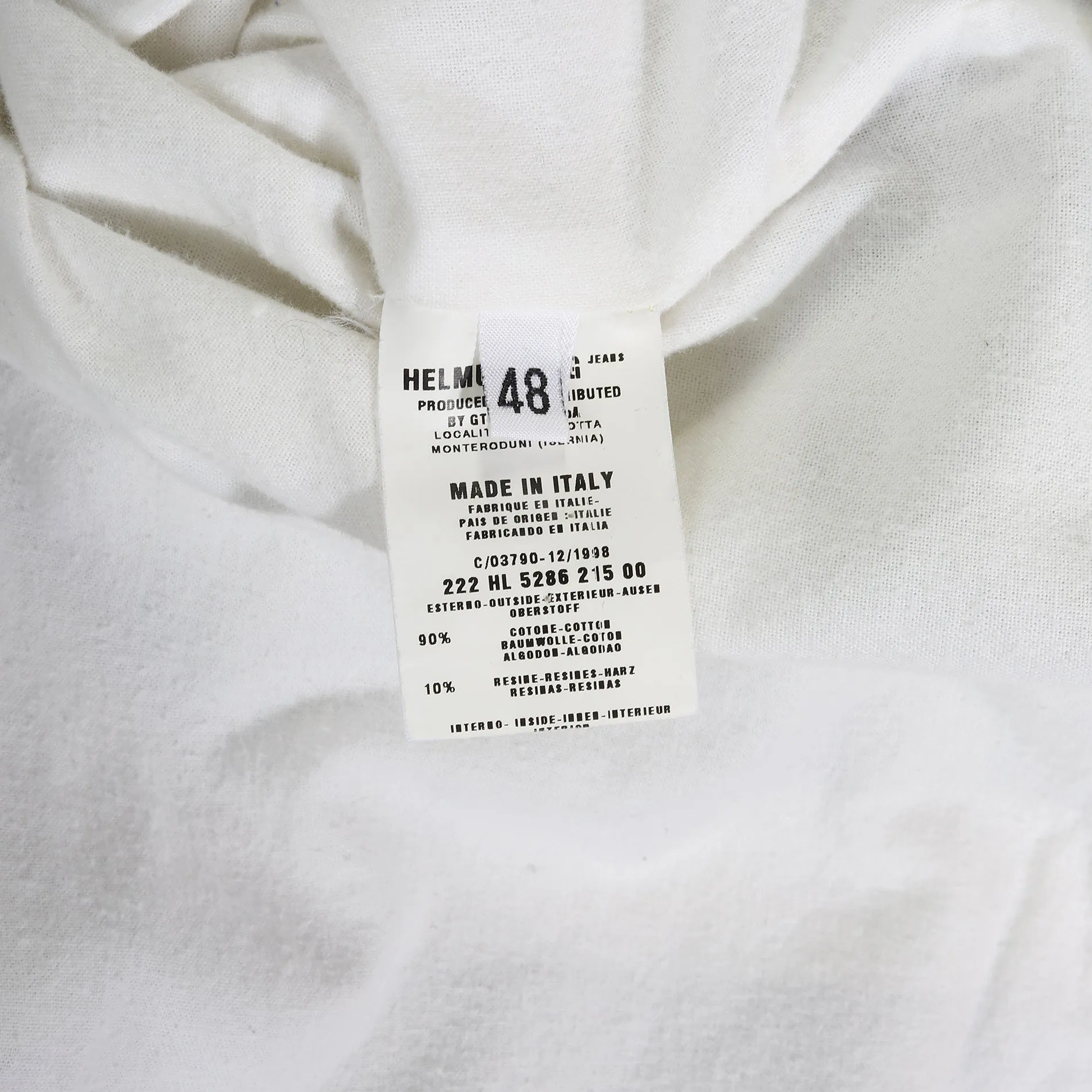 Helmut Lang AW97 Resin Stripe Trench Coat