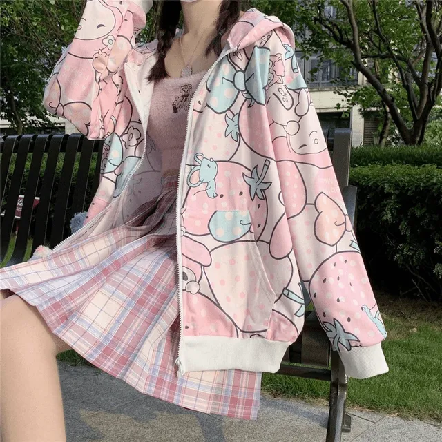 Kawaii Baby Bear Windbreaker