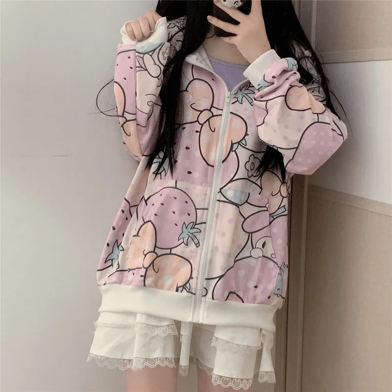 Kawaii Baby Bear Windbreaker