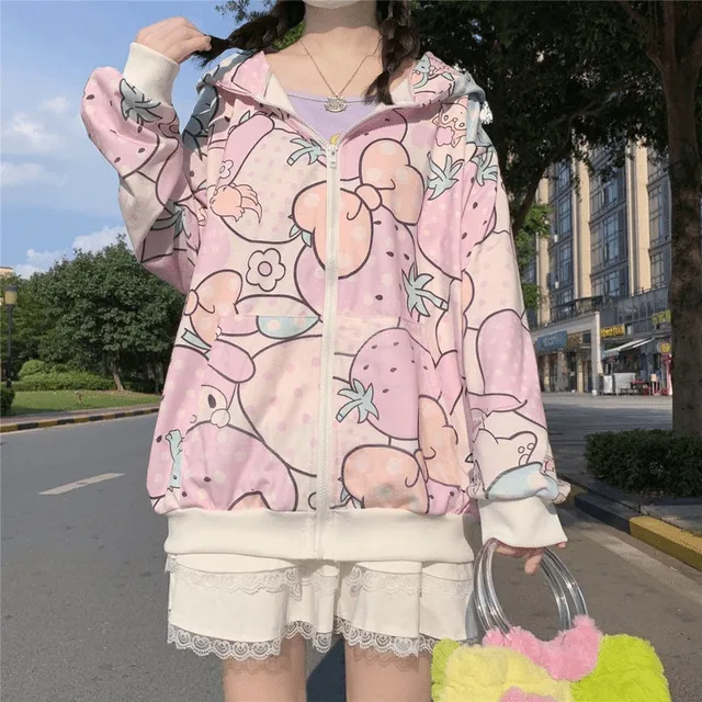 Kawaii Baby Bear Windbreaker