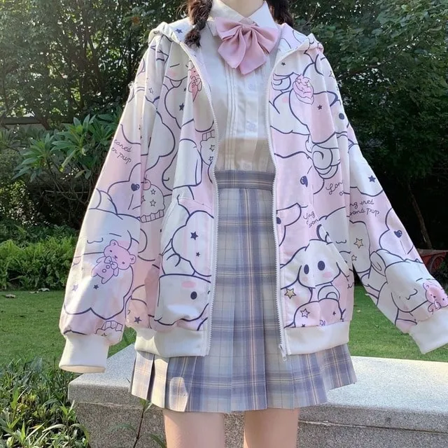 Kawaii Baby Bear Windbreaker