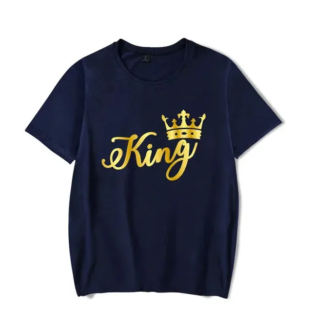 King and Queen Crown T Shirt