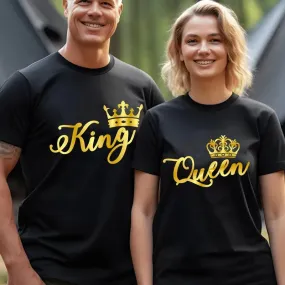 King and Queen Crown T Shirt