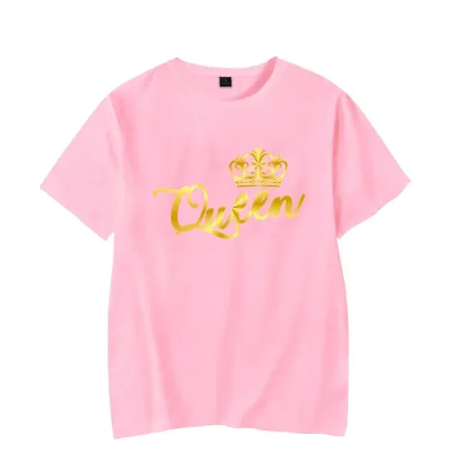King and Queen Crown T Shirt