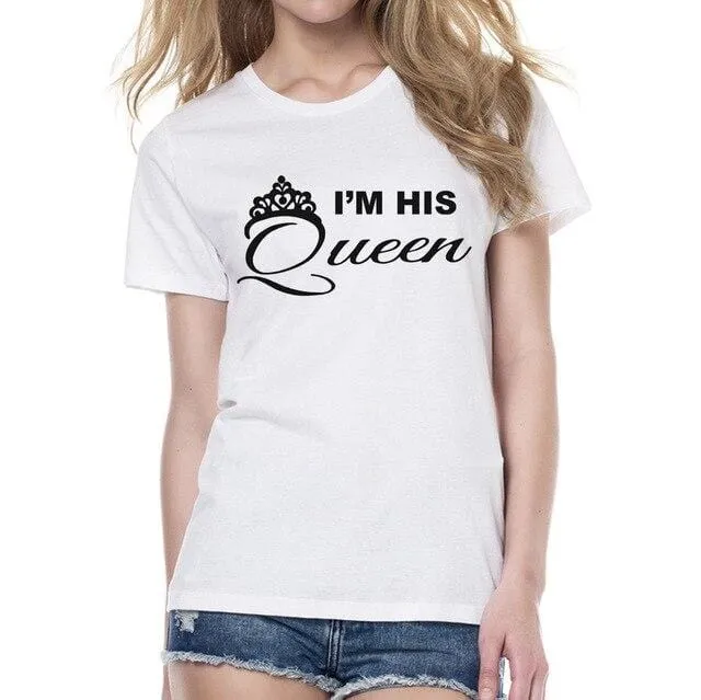 King and queen matching shirts