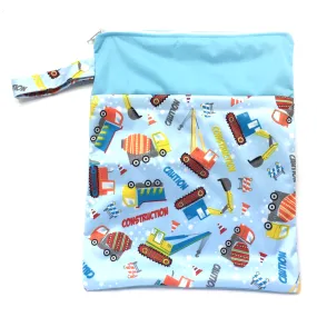 Large Wetbag (Strip) - Blue Diggers