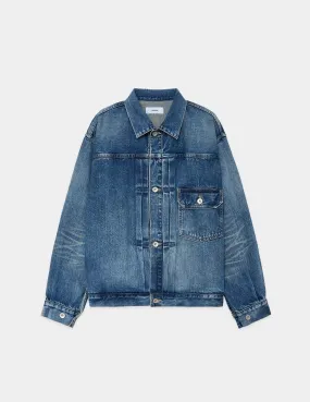 M24A-04BL21C ORGANIC COTTON 12OZ DENIM TYPE1 DENIM JACKET