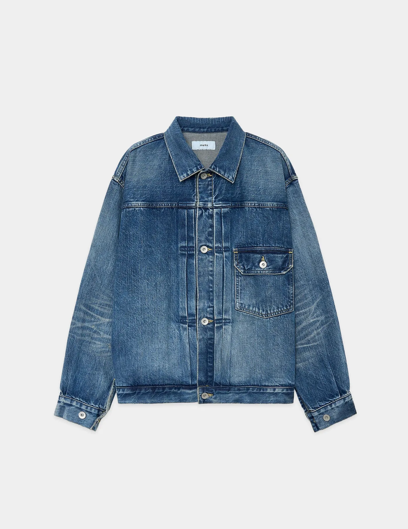 M24A-04BL21C ORGANIC COTTON 12OZ DENIM TYPE1 DENIM JACKET