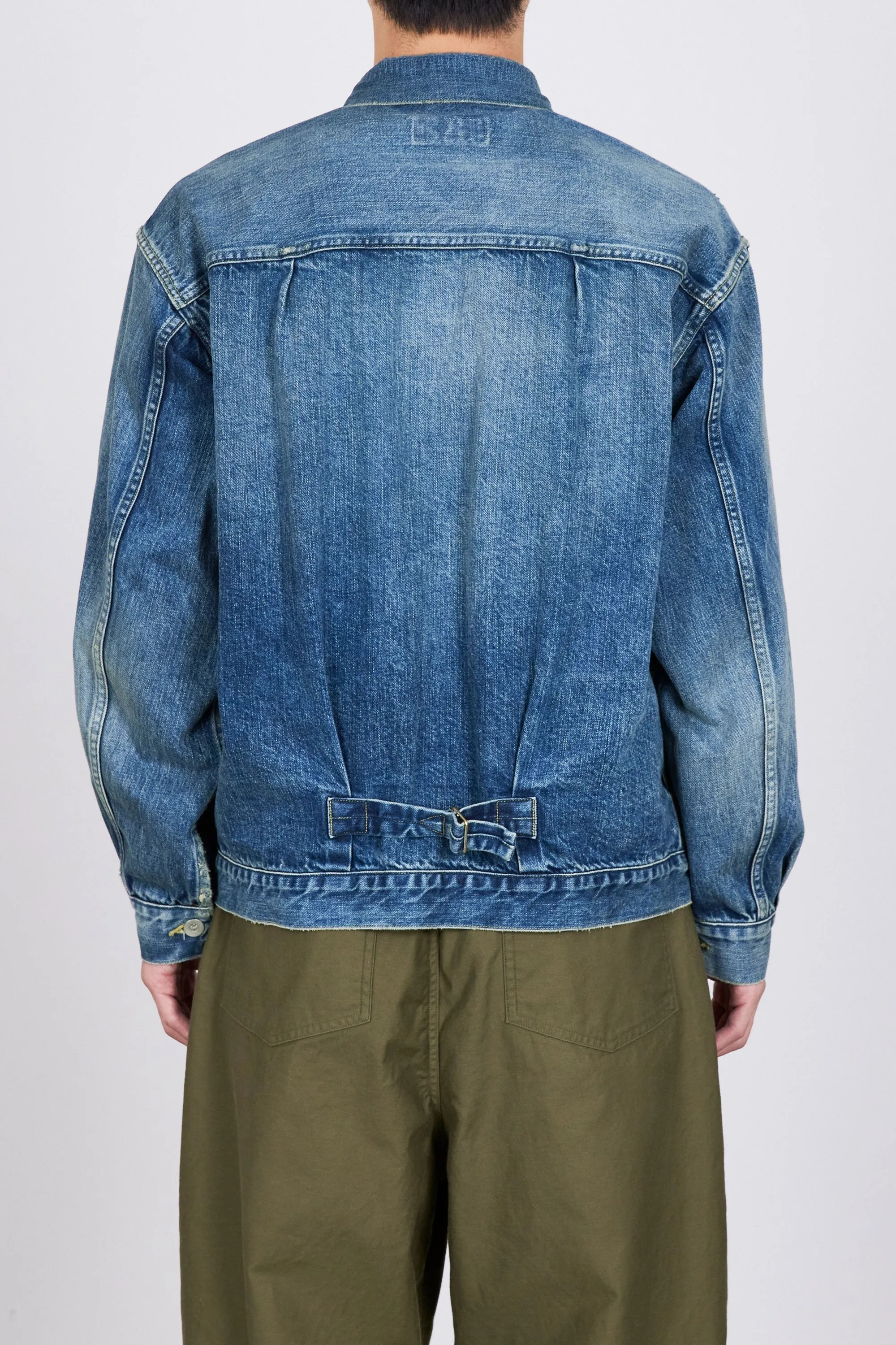 M24A-04BL21C ORGANIC COTTON 12OZ DENIM TYPE1 DENIM JACKET