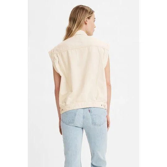 NWT - Levis Wellthread Sleeveless Trucker Jacket - Size XL