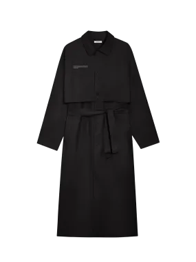 Organic Cotton Trench Coat-sand
