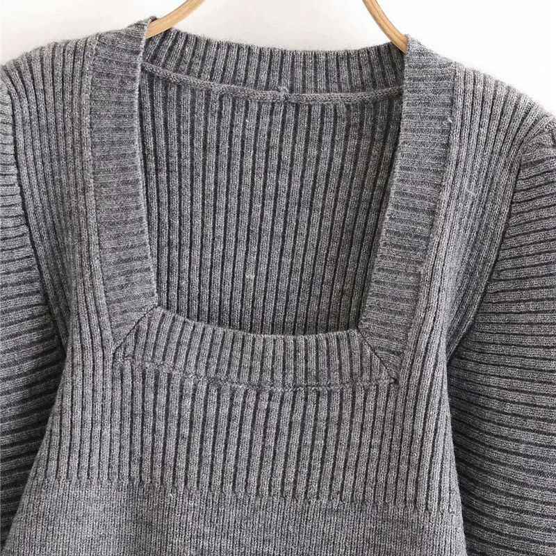 PUFF SLEEVE SWEATER