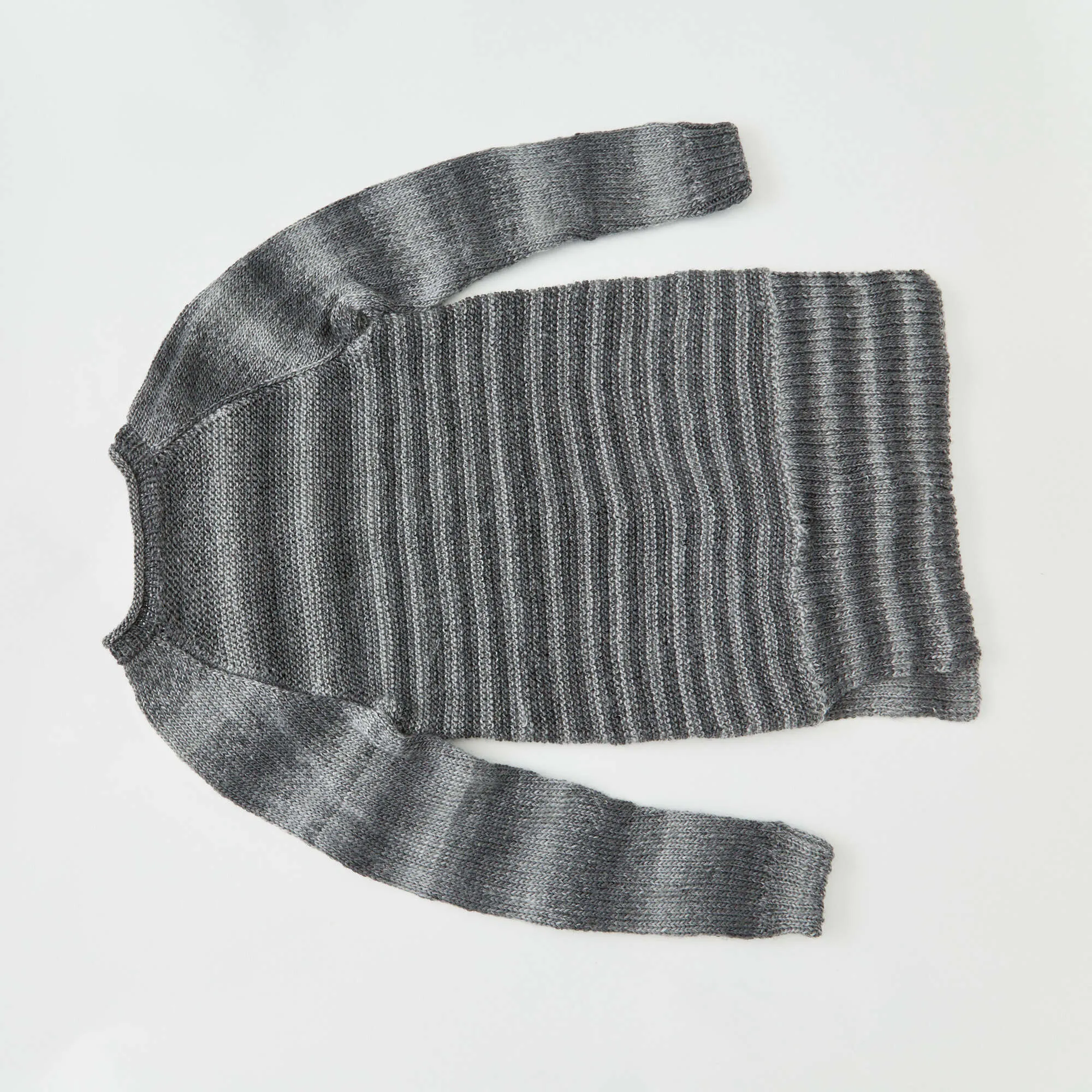 Red Heart Knit Morning Coffee Car Coat