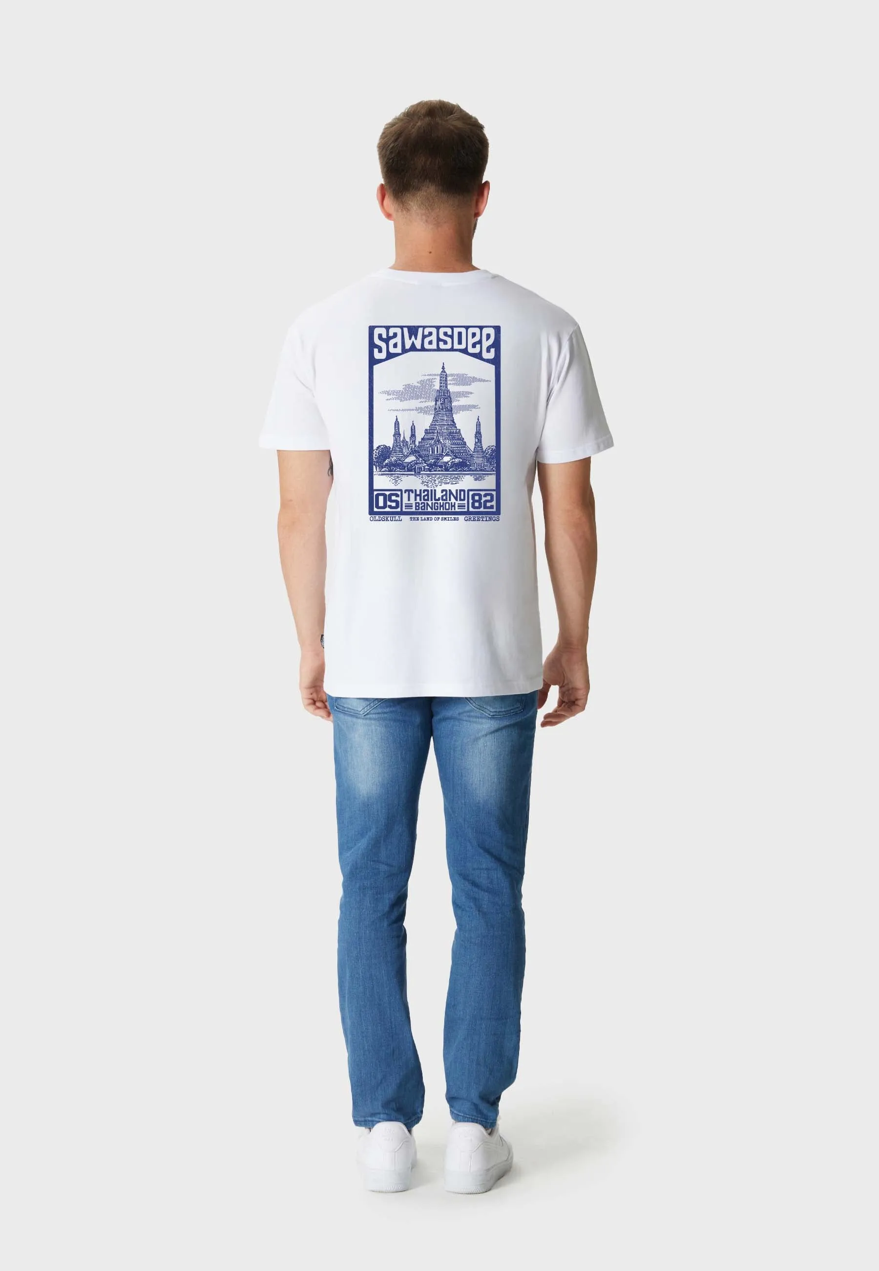 SawadTee Backprint T-Shirt White