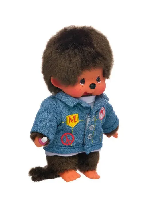 Sekiguchi Original Monchhichi Denim Jacket Boy Plush