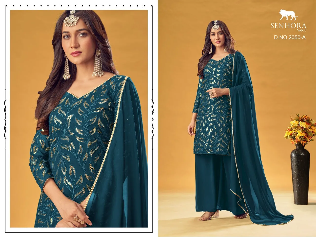 SENHORA VOL 37 GEORGETTE SALWAR SUITS