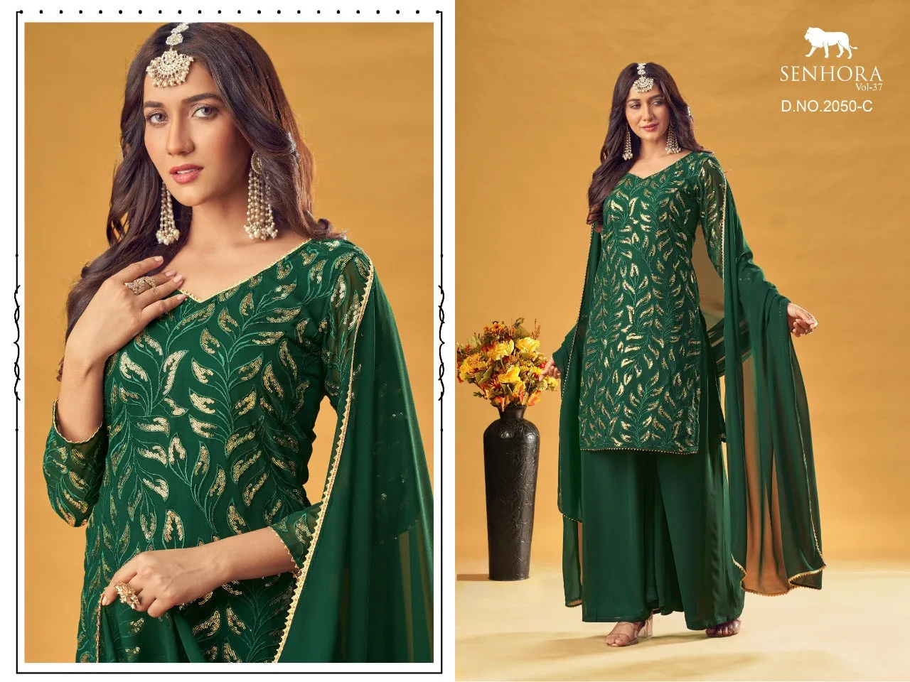 SENHORA VOL 37 GEORGETTE SALWAR SUITS