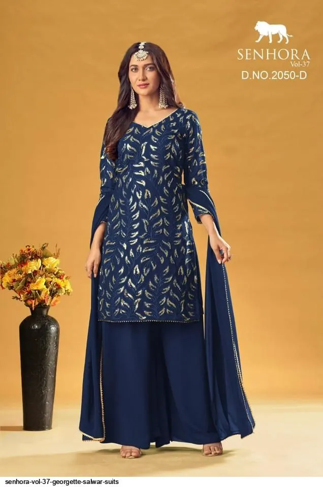 SENHORA VOL 37 GEORGETTE SALWAR SUITS