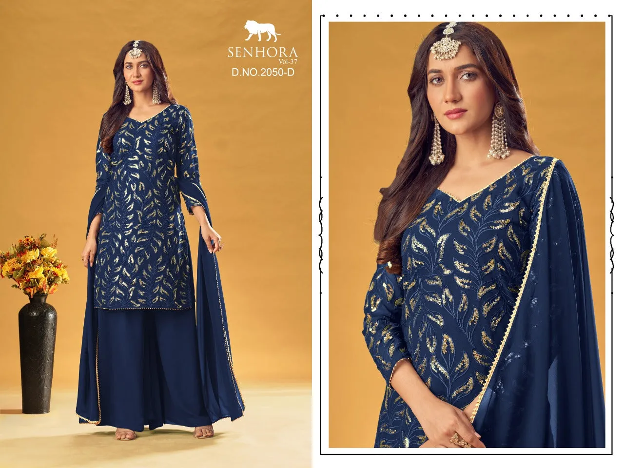 SENHORA VOL 37 GEORGETTE SALWAR SUITS