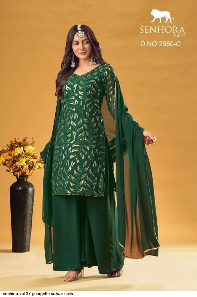 SENHORA VOL 37 GEORGETTE SALWAR SUITS