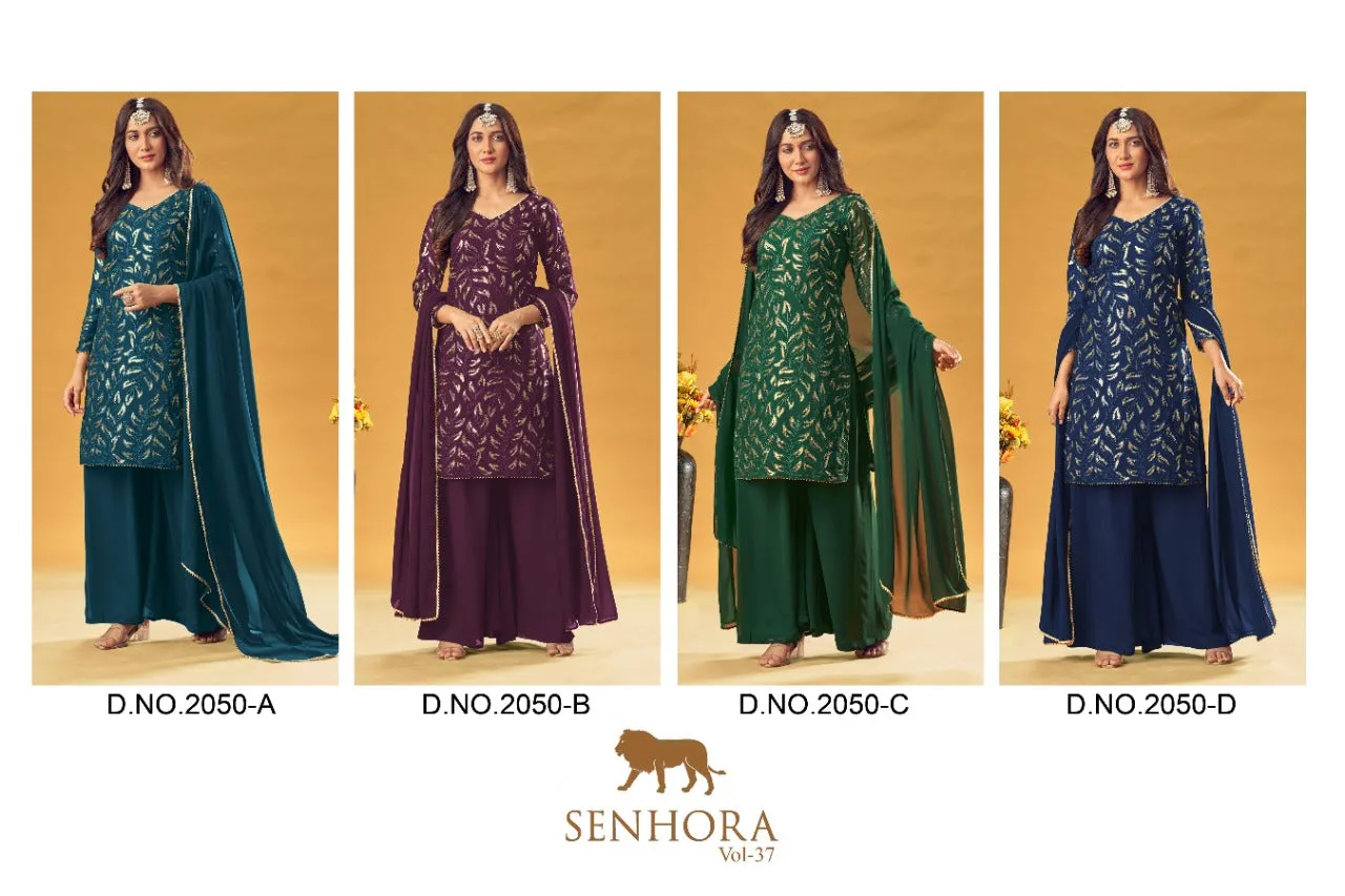 SENHORA VOL 37 GEORGETTE SALWAR SUITS