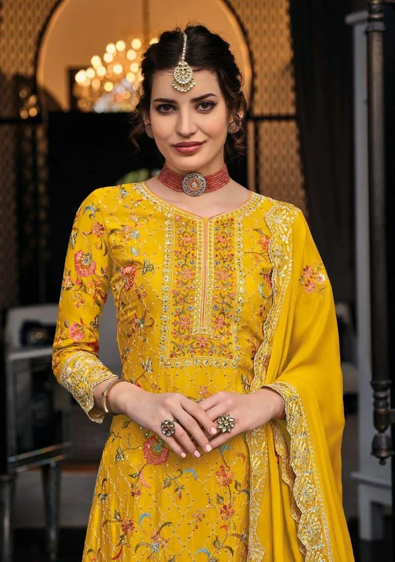 SHAGUN COLOR EDITION-8 PLAZO SUIT