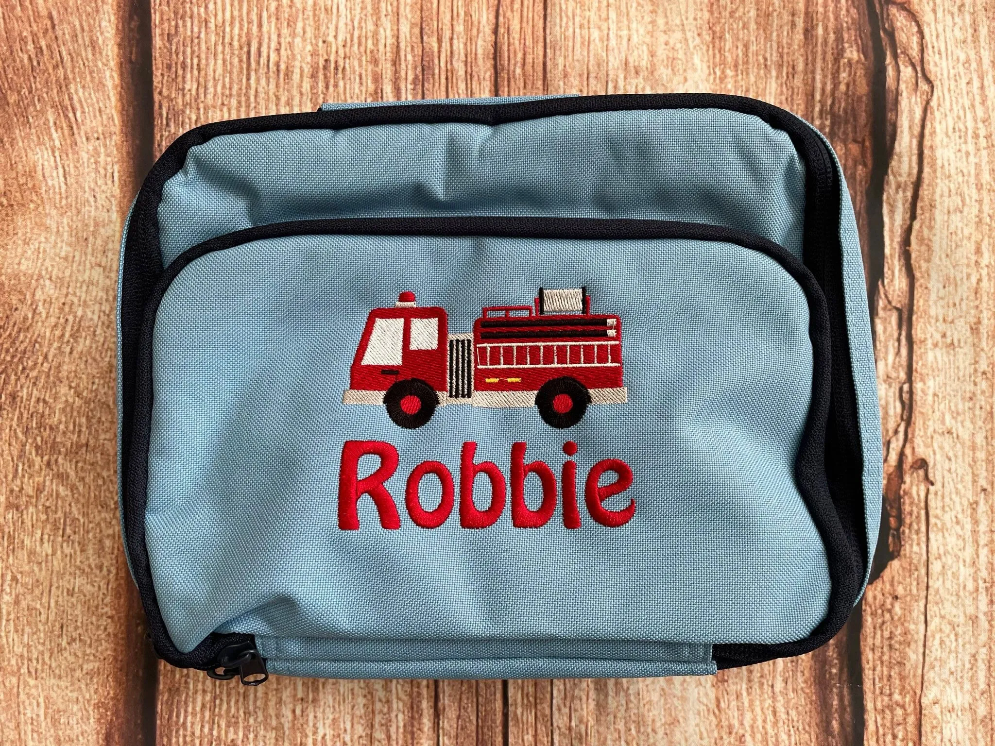 Transport themed Personalised lunch boxes